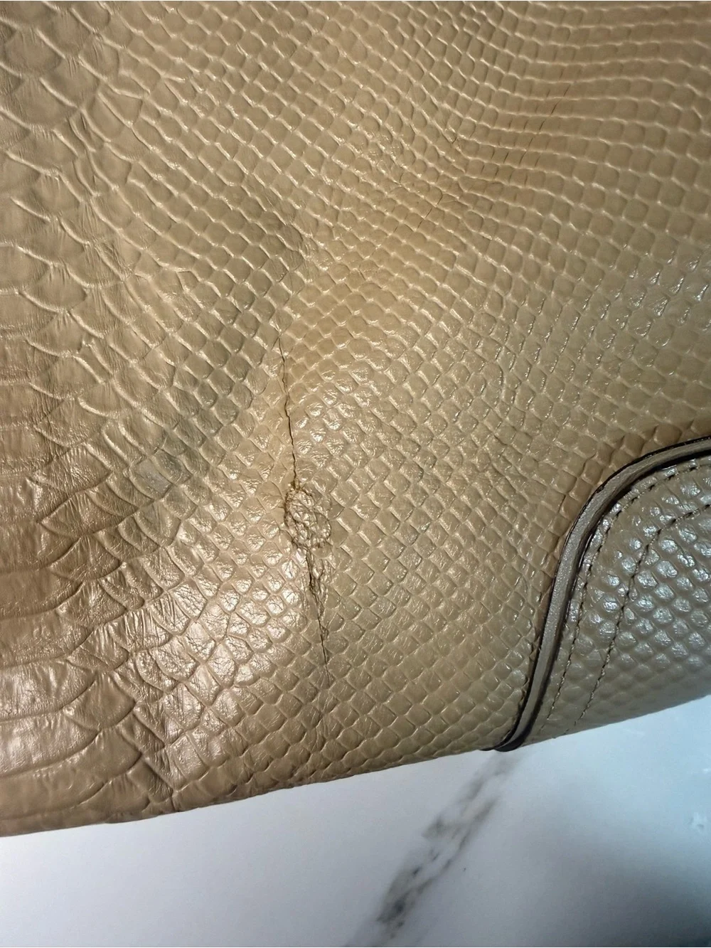 Coach Hadley Neutral Tote Bag with Scarf Accent